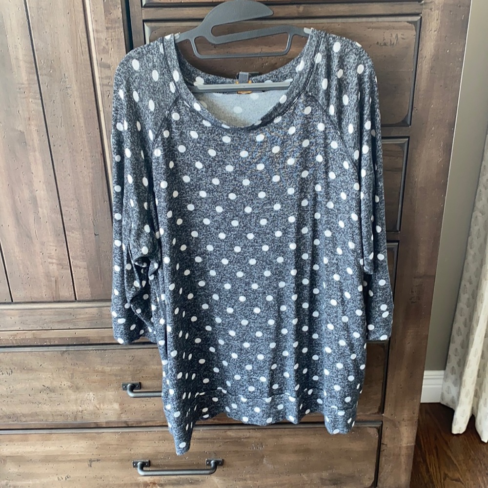 Very soft 3/4 length sleeve top